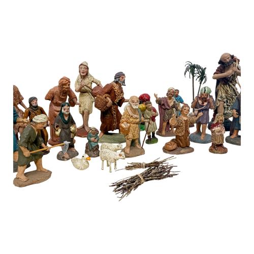 FIGURAS DE PESEBRE DE MEDIADOS DE SIGLO XX