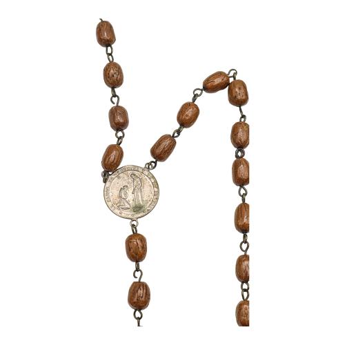 ROSARIO CON RELICARIO DEL S.XIX