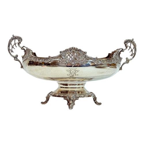 CENTRO DE MESA EN PLATA DEL PRIMER TERCIO DEL S.XX