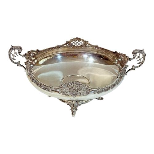 CENTRO DE MESA EN PLATA DEL PRIMER TERCIO DEL S.XX