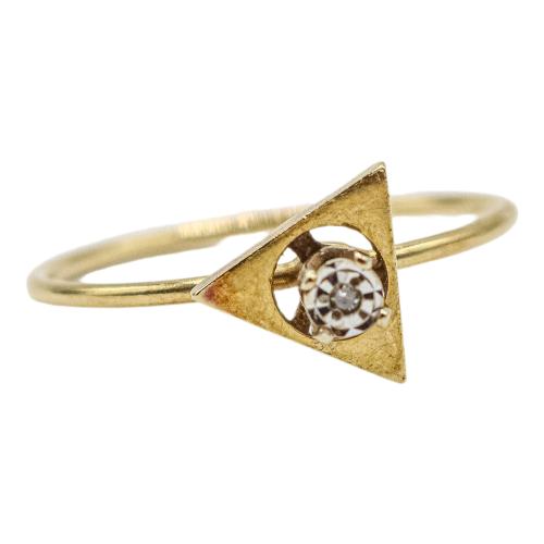 ANILLO DE DISEÑO CON BRILLANTE