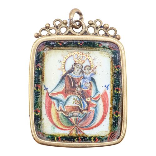 MEDALLA DEVOCIONAL DEL S.XIX