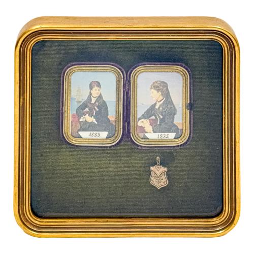 DOS FOTOGRAFIAS RETOCADAS DEL S.XIX