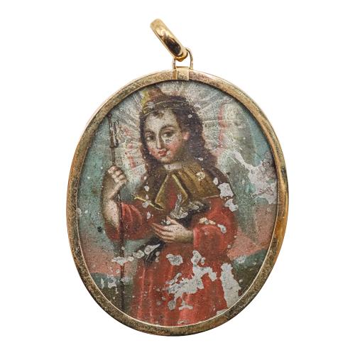 MEDALLÓN RELICARIO DEL S.XVIII