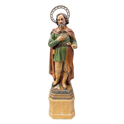 IMAGEN DE SANTO  DEL PRIMER CUARTO DE SIGLO XX