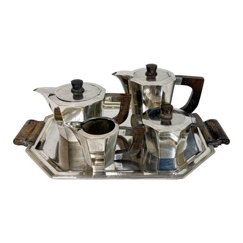 JUEGO DE CAFÉ DE PLATA DE LOS AÑOS 30