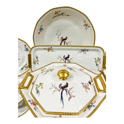 VAJILLA DE PORCELANA LIMOGES DE MEDIADOS DEL S.XX