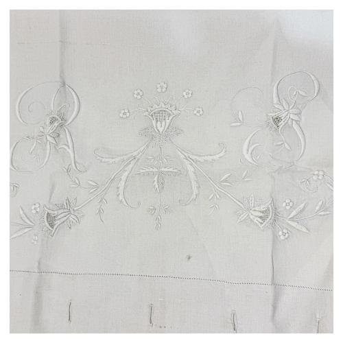 JUEGO DE CAMA DE MATRIMONIO DE FINALES DEL S.XIX