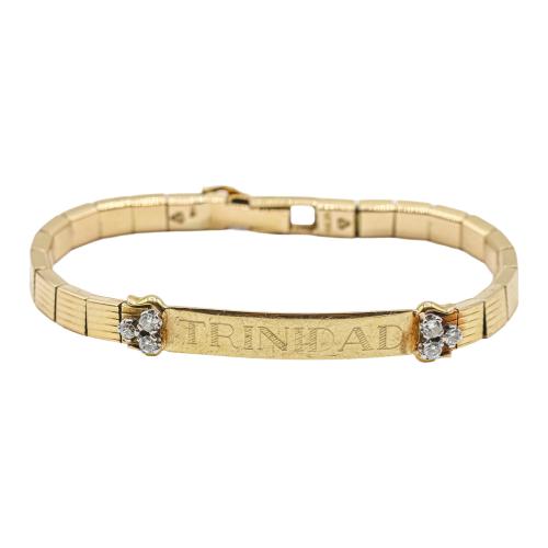 PULSERA NO ME OLVIDES DE MEDIADOS S.XX