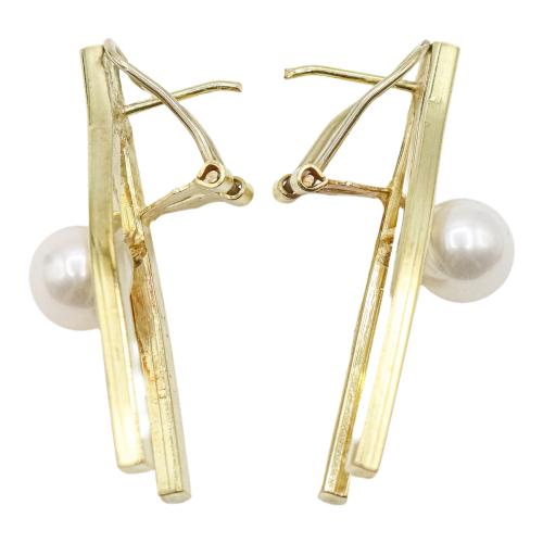 PENDIENTES CON PERLA CULTIVADA