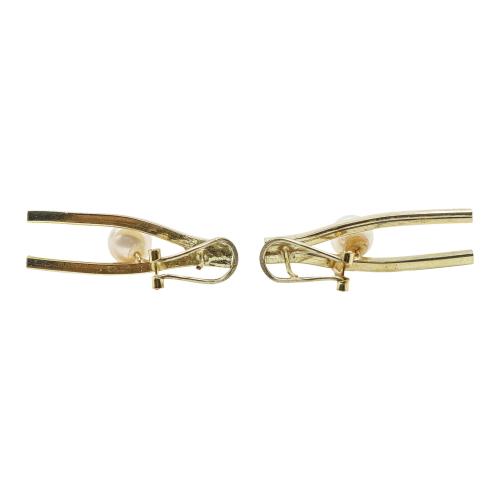 PENDIENTES CON PERLA CULTIVADA