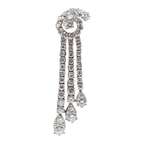 PENDIENTES LARGOS CON BRILLANTES