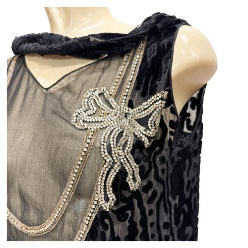 VESTIDO FRANCÉS DE LOS AÑOS 20-30 