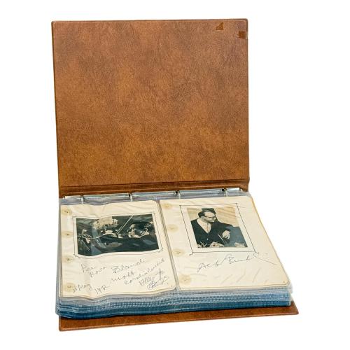ALBUM DE FIRMAS Y DEDICATORIAS AÑOS 70
