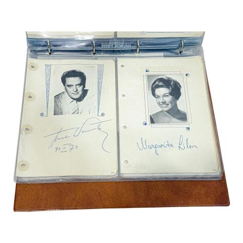 ALBUM DE FIRMAS Y DEDICATORIAS AÑOS 70