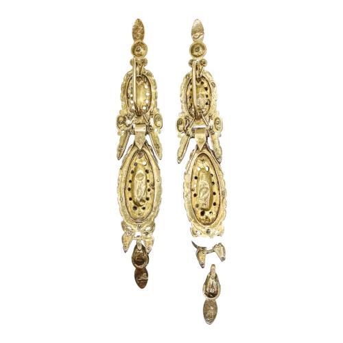 PENDIENTES CATALANES DE L'ARENGADA, DEL S.XIX