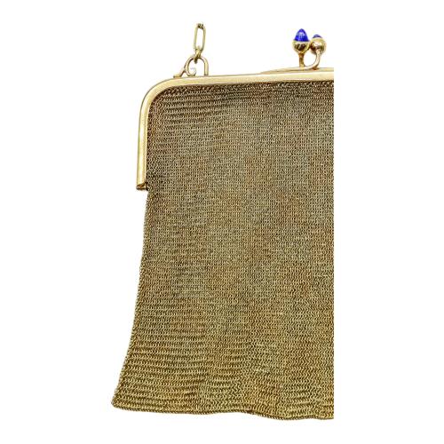 BOLSO DE MALLA DE ORO, DE LOS AÑOS 30-40