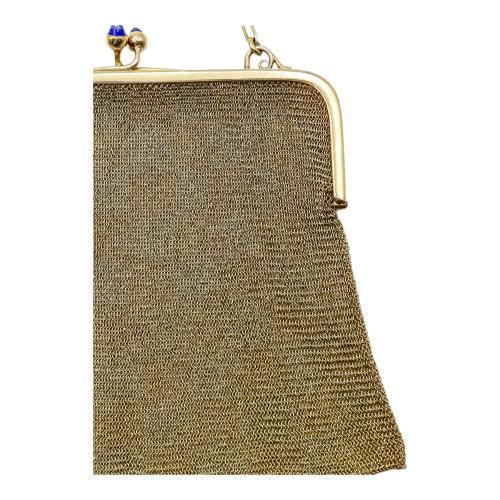 BOLSO DE MALLA DE ORO, DE LOS AÑOS 30-40
