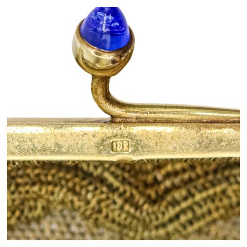 BOLSO DE MALLA DE ORO, DE LOS AÑOS 30-40