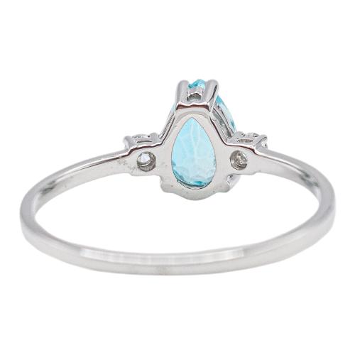 ANILLO CON CUARZO COLOR PARAIBA
