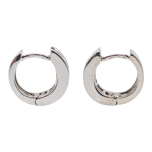 PENDIENTES ARGOLLAS CON DIAMANTES