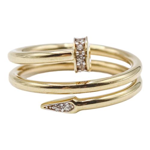 ANILLO CON BRILLANTES