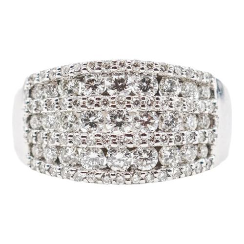 ANILLO ANCHO CON BRILLANTES