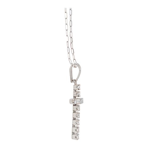 CRUZ COLGANTE CON BRILLANTES