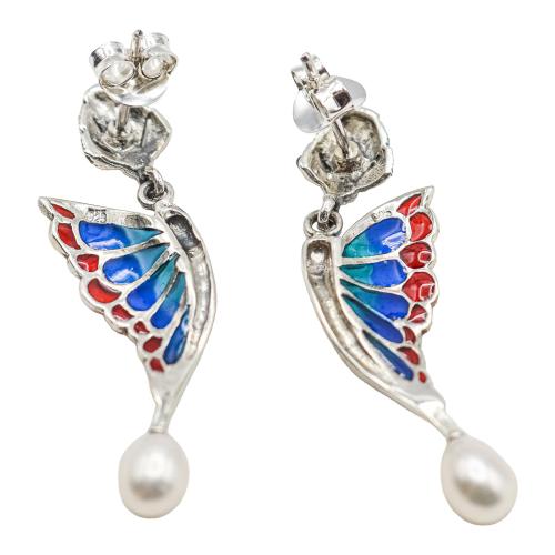 PENDIENTES LARGOS CON ESMALTES