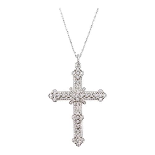 CRUZ COLGANTE CON CIRCONITAS