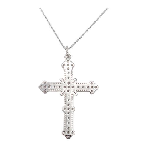 CRUZ COLGANTE CON CIRCONITAS