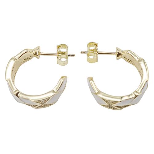 PENDIENTES ARGOLLAS CON ESMALTES Y CIRCONITAS