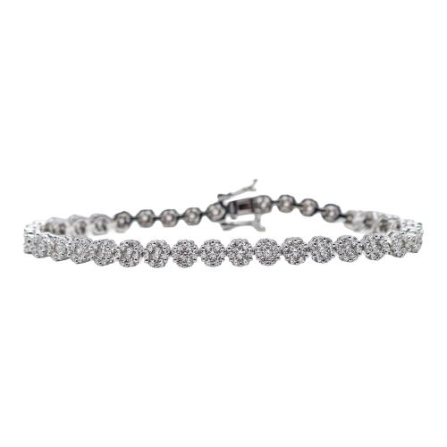 PULSERA RIVIERE CON CIRCONITAS