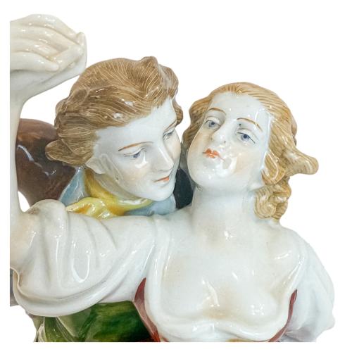 FIGURA EN PORCELANA DE SAJONIA. CIRCA 1900