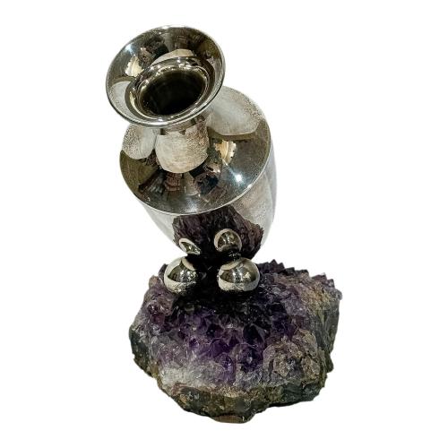 ÁNFORA DECORATIVA EN PLATA DEL ÚLITMO TERCIO DEL S.XX