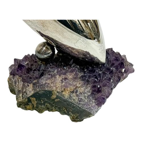 ÁNFORA DECORATIVA EN PLATA DEL ÚLITMO TERCIO DEL S.XX