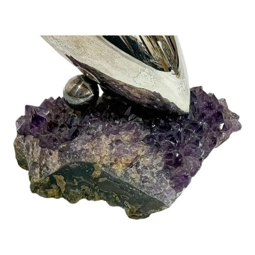 ÁNFORA DECORATIVA EN PLATA DEL ÚLITMO TERCIO DEL S.XX