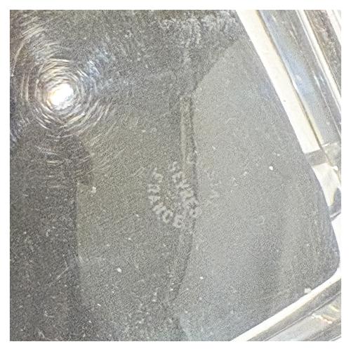 CENICERO EN CRISTAL DE SÈVRES DEL ÚLTIMO CUARTO DEL S.XX
