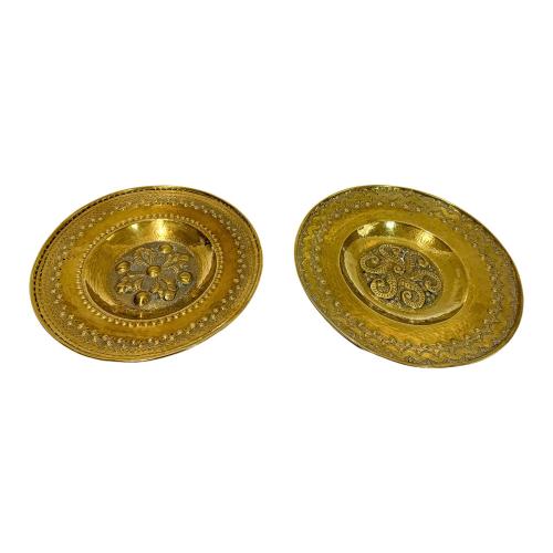 PAREJA DE PLATOS DECORATIVOS DE MEDIADOS DEL S.XX