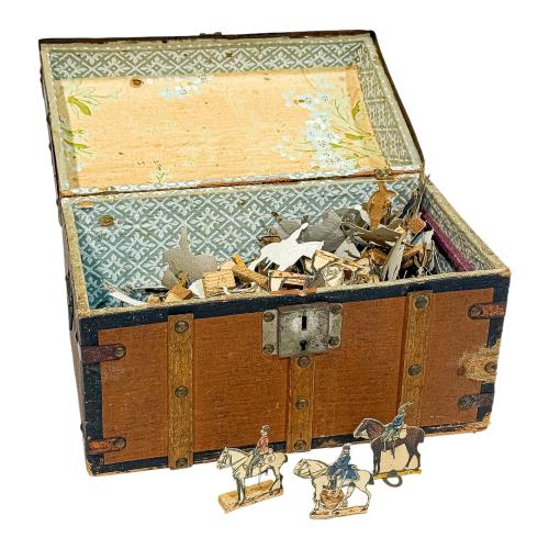 GRAN LOTE DE SOLDADITOS RECOTABLES DE LOS AÑOS 40