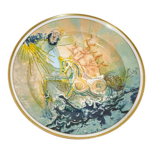 PLATO EN PORCELANA SALVADOR DALÍ 