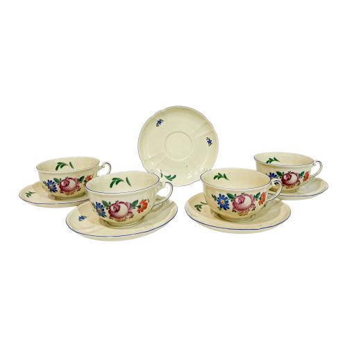 CONJUNTO DE TAZAS ALEMANAS MEDIADOS SIGLO XX