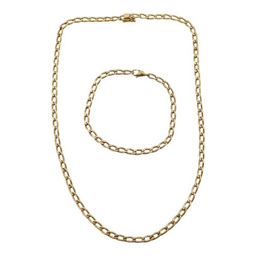 COLLAR Y PULSERA DE ORO