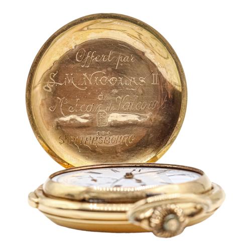 RELOJ DE BOLSILLO REGALO DEL ZAR NICOLAS II, S.XIX