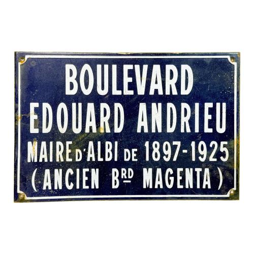 PAREJA DE CARTELES DE CALLE FRANCESES, AÑOS 20