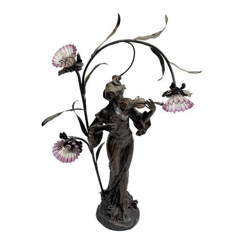 GRAN LÁMPARA DE SOBREMESA ART NOUVEAU