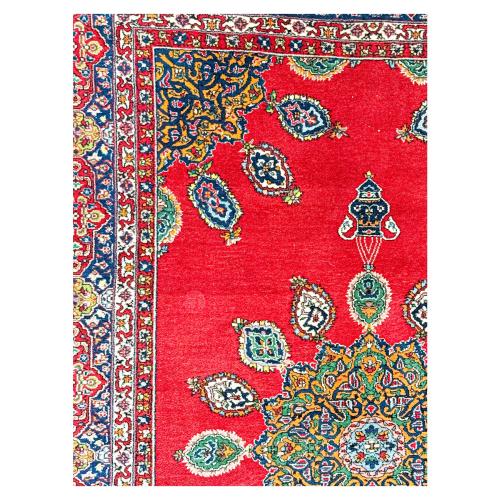 ALFOMBRA PERSA DE KASHAN DE MEDIADOS S.XX