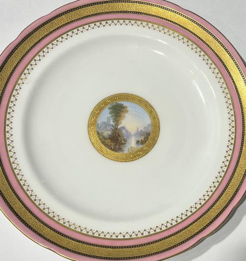CONJUNTO DE PIEZAS DE VAJILLA MINTON FINALES DEL SIGLO XIX