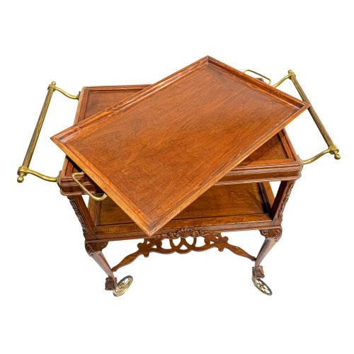 CARRITO DE SERVICIO DE MEDIADOS DEL SIGLO XX