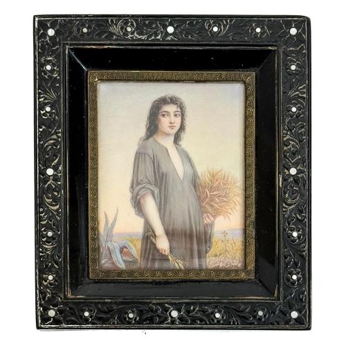 PEQUEÑA MINIATURA FRANCESA DEL PRIMER TERCIO DEL S.XX